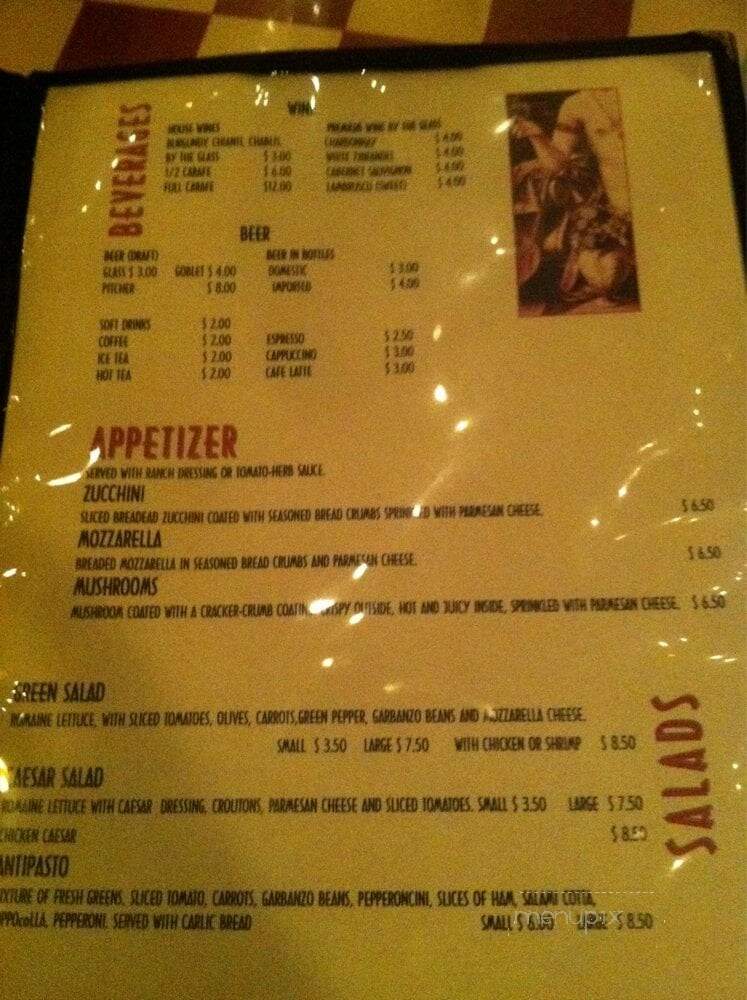 Compari's Pizza & Italian - Los Angeles, CA menu_pic