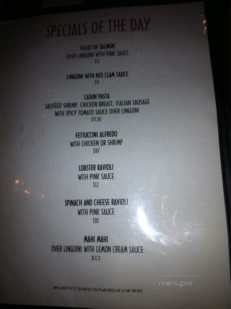 Compari's Pizza & Italian - Los Angeles, CA menu_pic