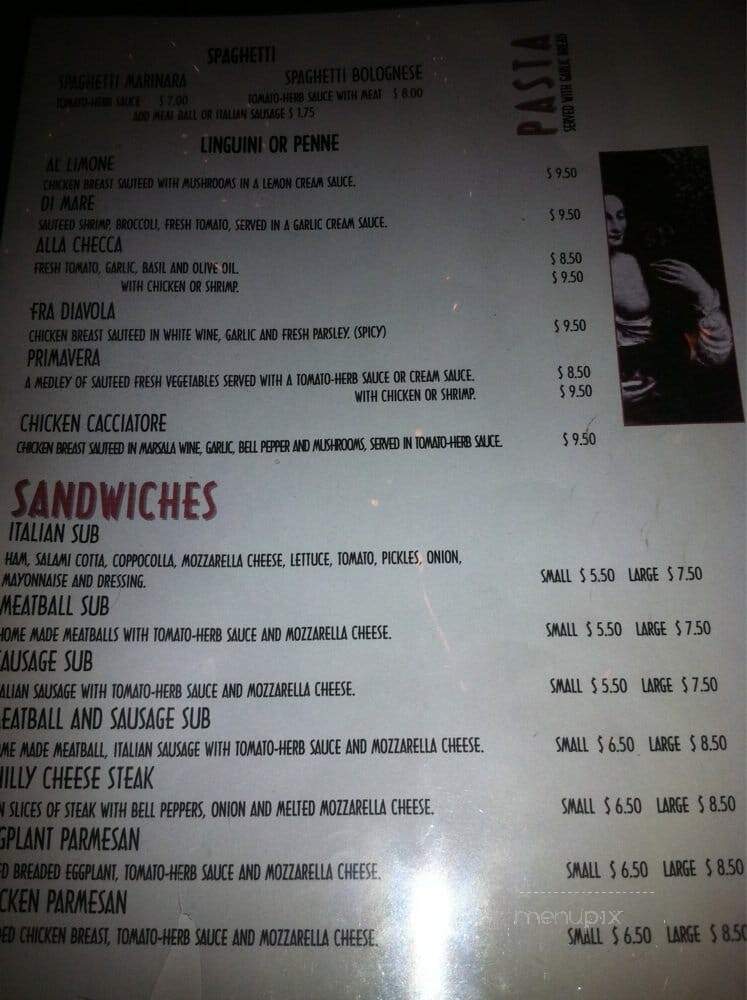Compari's Pizza & Italian - Los Angeles, CA menu_pic