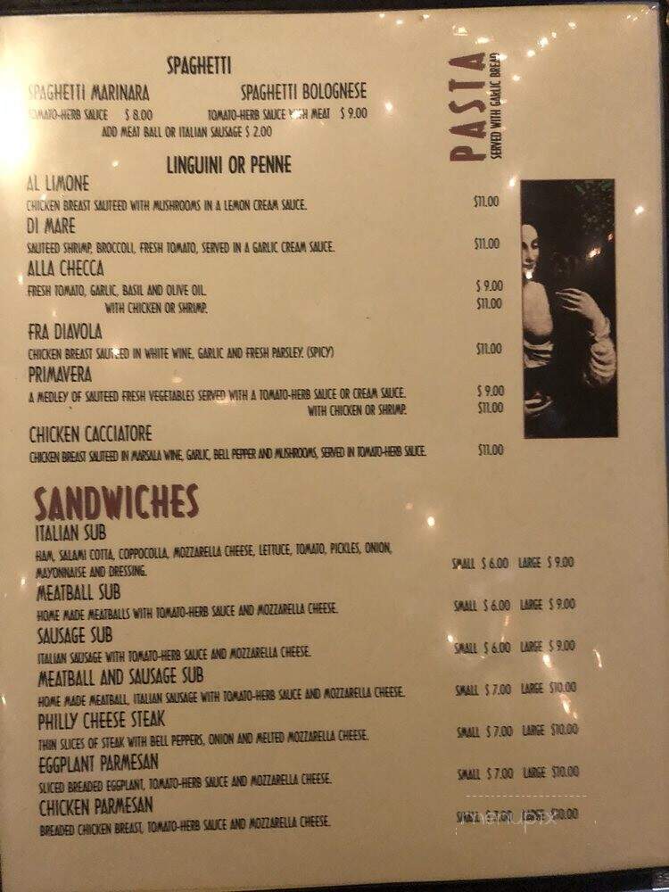 Compari's Pizza & Italian - Los Angeles, CA menu_pic