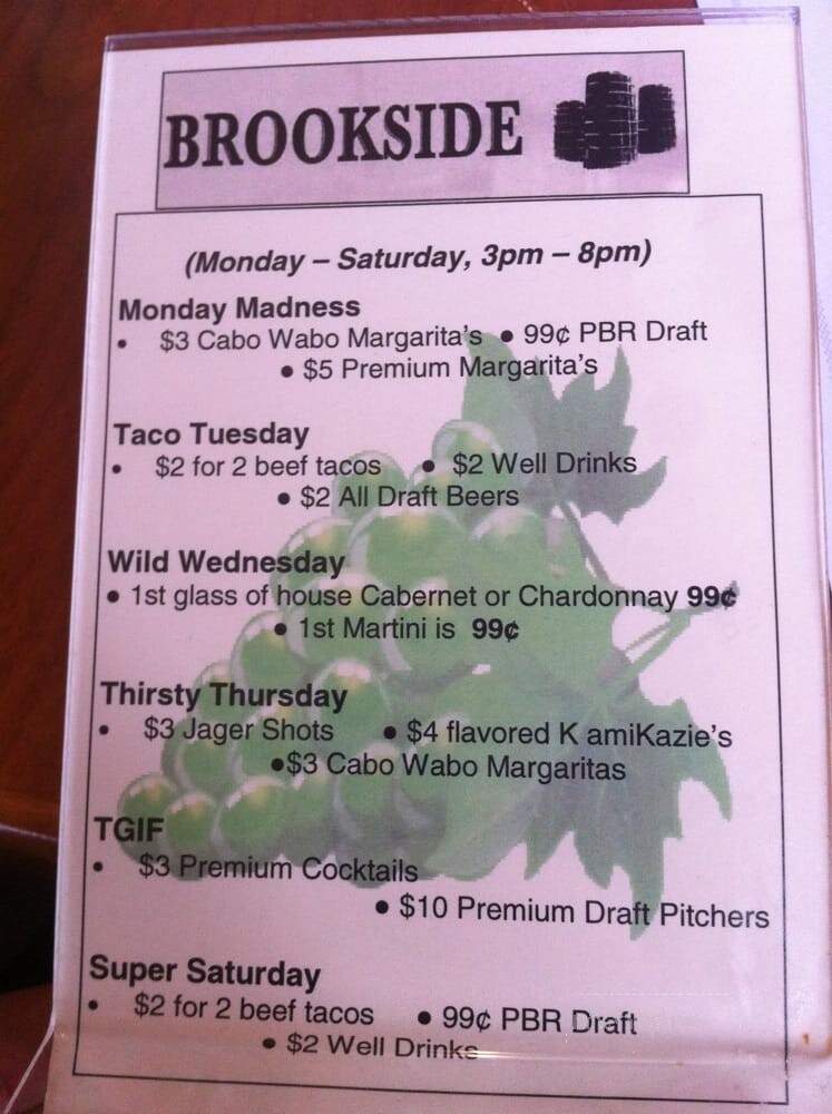 Brookside Restaurant & Bar - Sacramento, CA