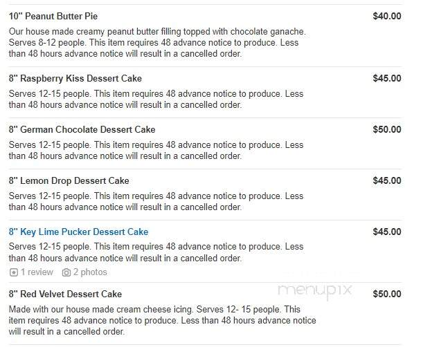 Touche Touchet Bakery & Pastry Shoppe - Columbia, MD menu_pic