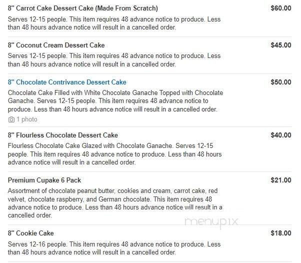 Touche Touchet Bakery & Pastry Shoppe - Columbia, MD menu_pic