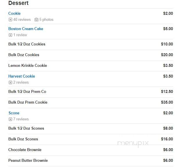 Touche Touchet Bakery & Pastry Shoppe - Columbia, MD menu_pic