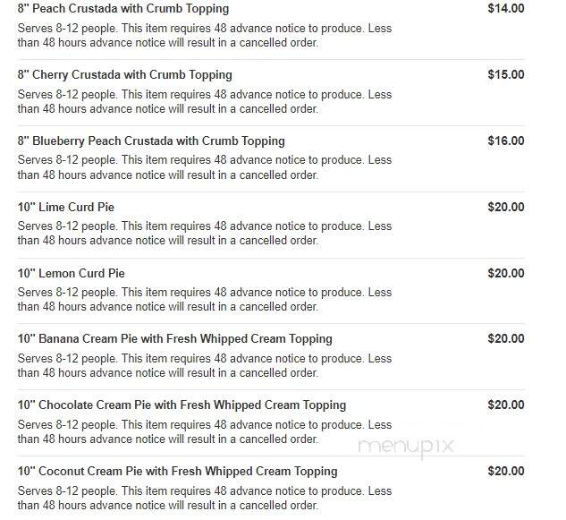 Touche Touchet Bakery & Pastry Shoppe - Columbia, MD menu_pic