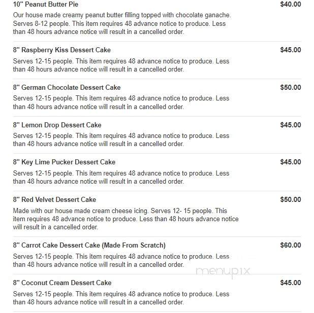 Touche Touchet Bakery & Pastry Shoppe - Columbia, MD menu_pic