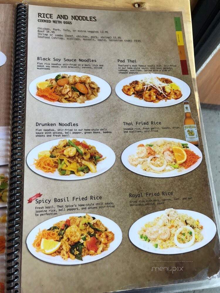 Thai Spice - Lees Summit, MO menu_pic