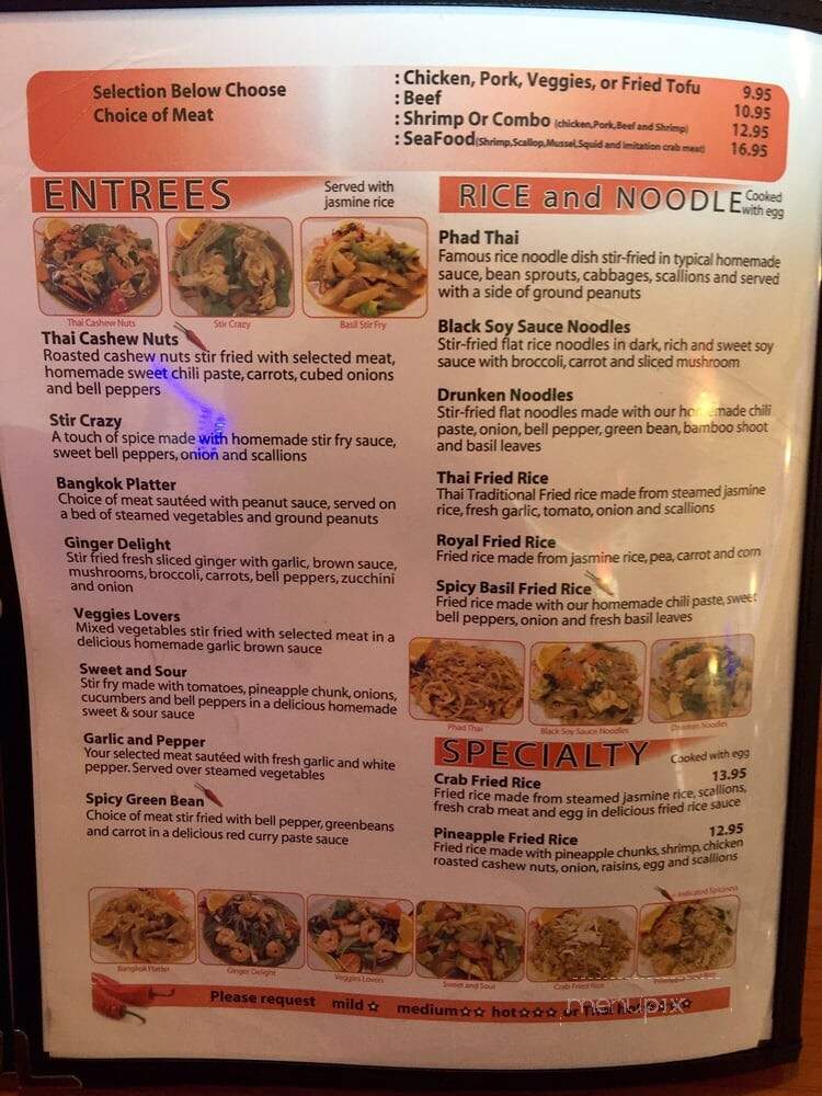 Thai Spice - Lees Summit, MO menu_pic