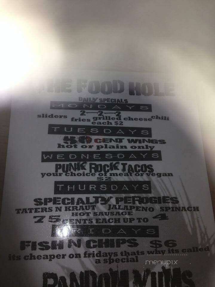 Belvedere's Ultra Dive - Pittsburgh, PA menu_pic