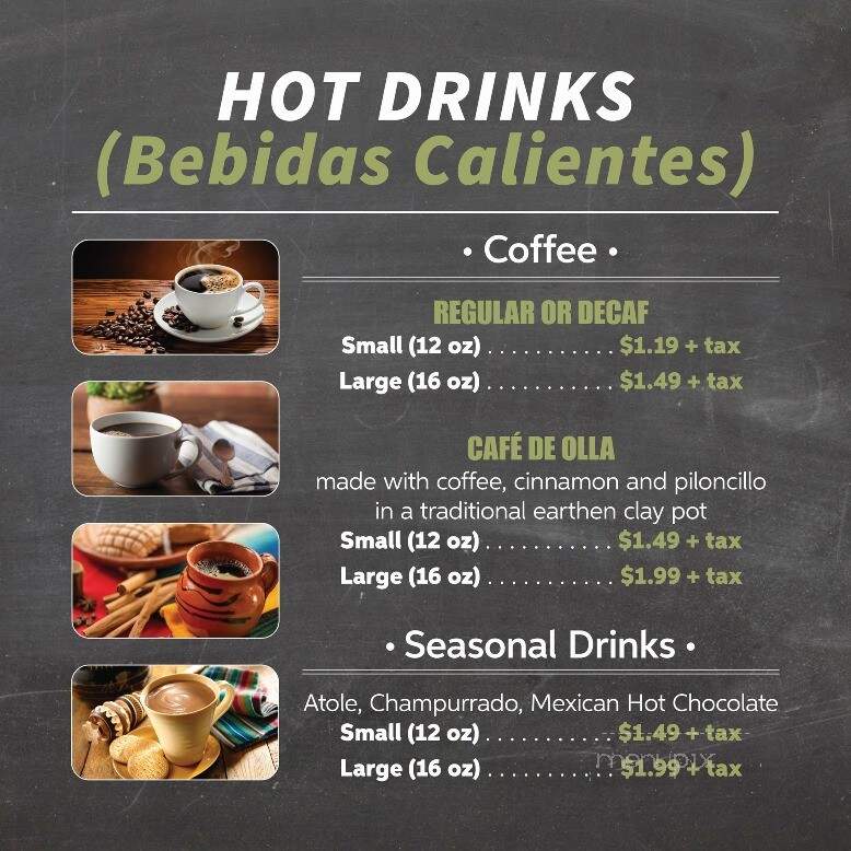George's Mexican Cafe - Fort Wayne, IN menu_pic