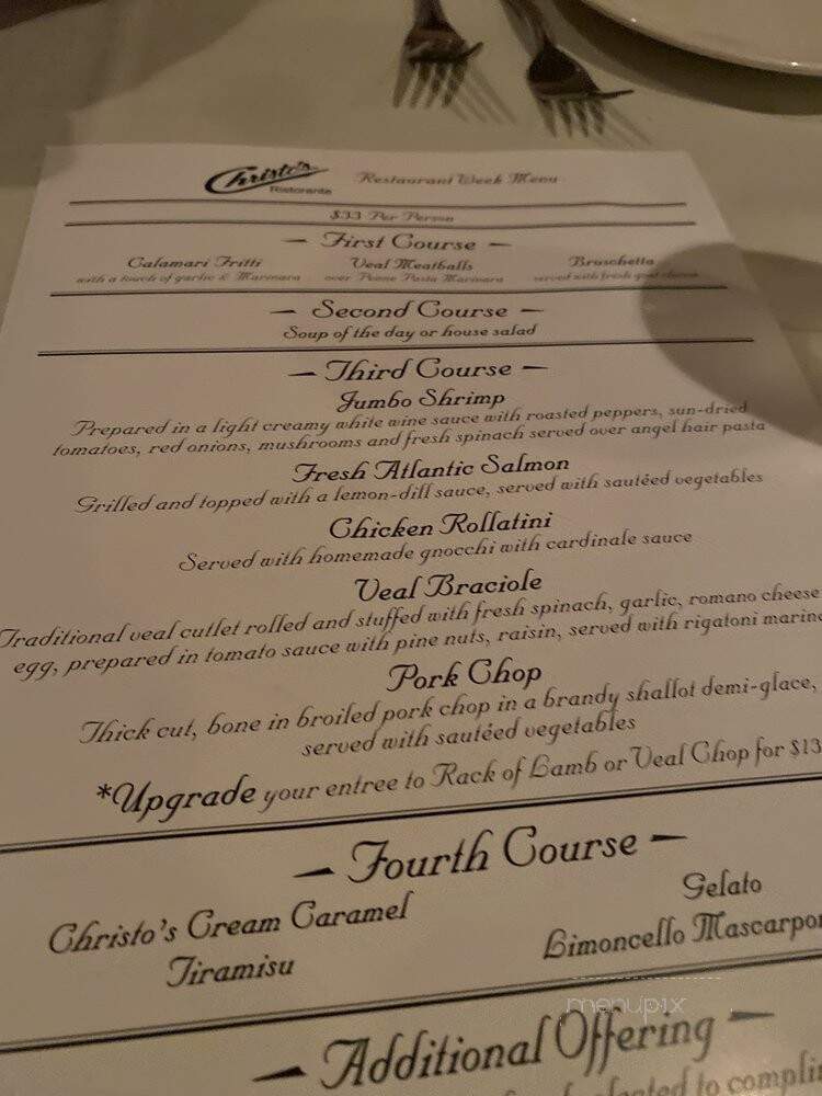 Christos Ristorante - Phoenix, AZ