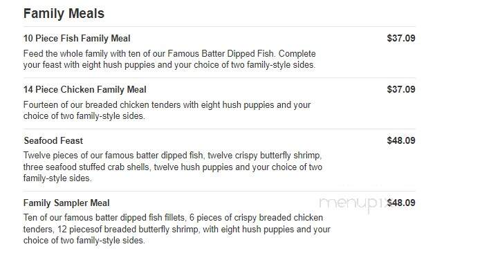 Captain D's Seafood - Leesburg, FL menu_pic