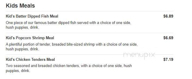 Captain D's Seafood - Leesburg, FL menu_pic