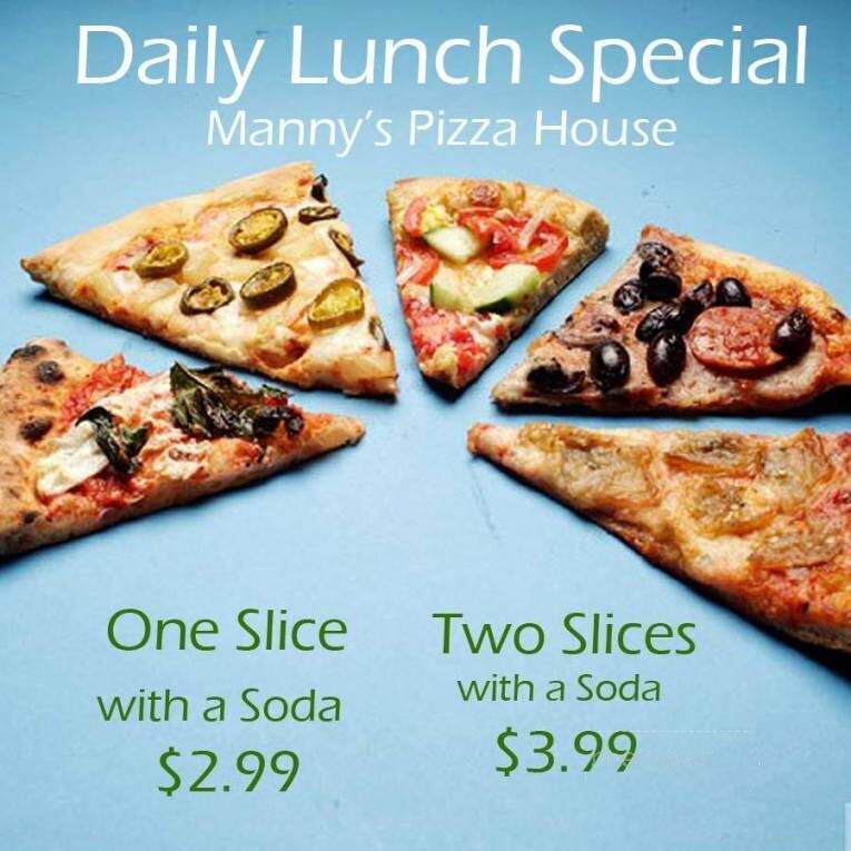 Manny's Pizza House - Ormond Beach, FL menu_pic