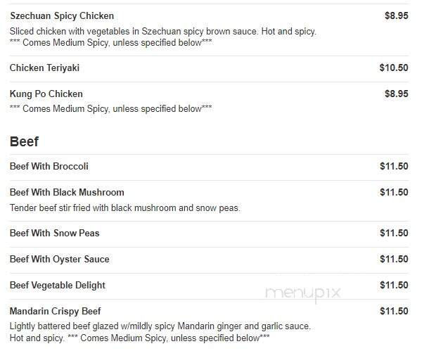 Chinese Delight - Howell, MI menu_pic