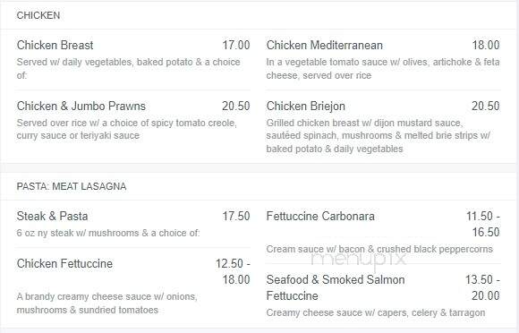 Caribou Grill - Valemount, BC menu_pic