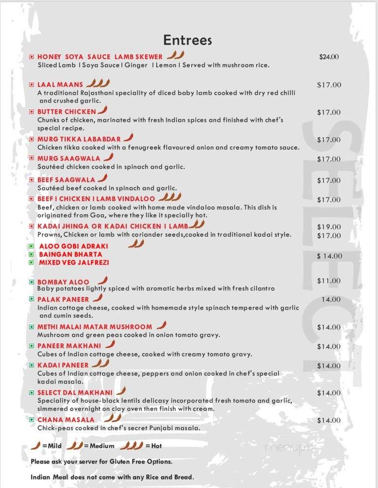 Cafe Select - Edmonton, AB menu_pic