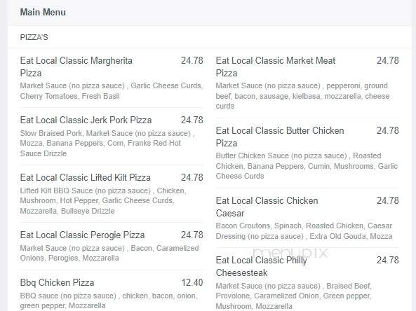 Papa Piccolino's Pizza - Thunder Bay, ON menu_pic
