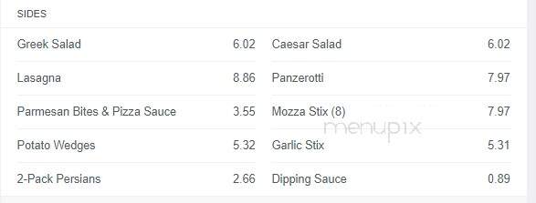 Papa Piccolino's Pizza - Thunder Bay, ON menu_pic