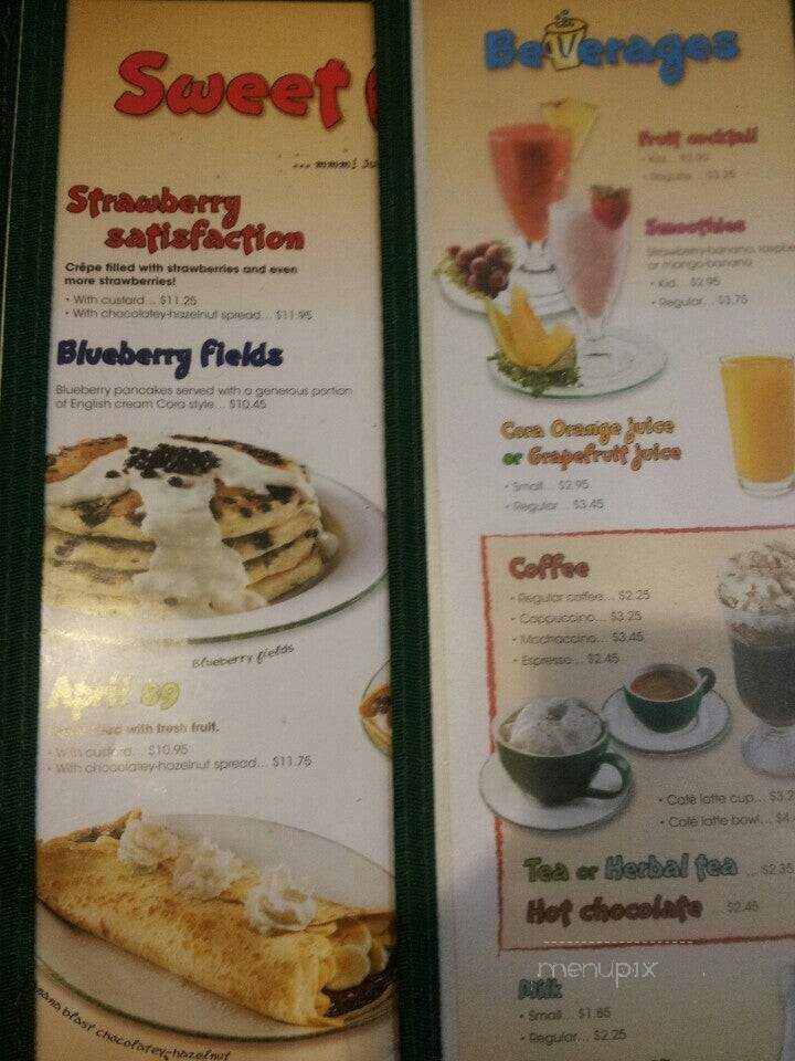 Cora's Breakfast & Lunch - Dieppe, NB menu_pic