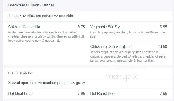 Aunt Mary's Bistro - Rockford, IL menu_pic