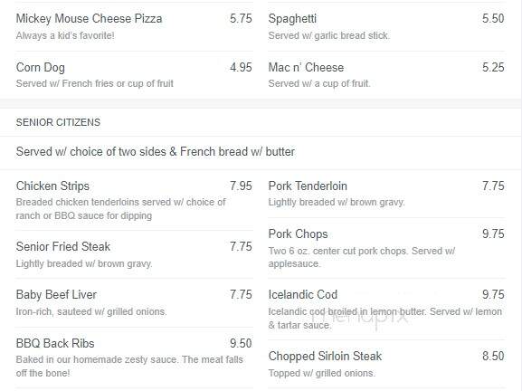Aunt Mary's Bistro - Rockford, IL menu_pic