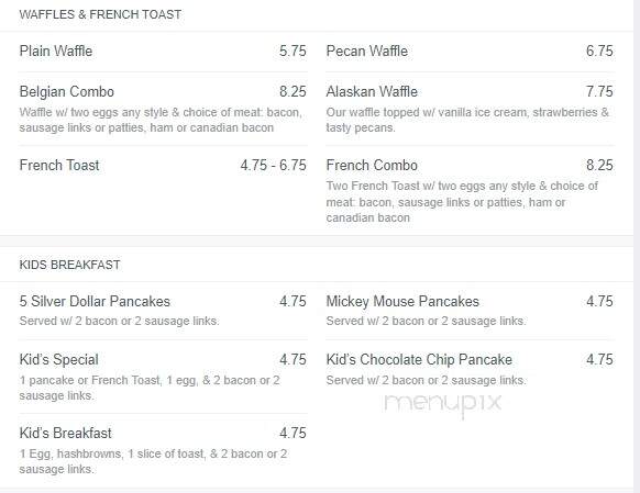 Aunt Mary's Bistro - Rockford, IL menu_pic