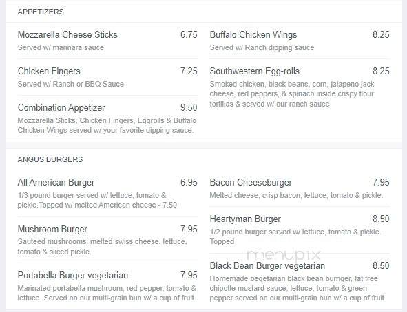 Aunt Mary's Bistro - Rockford, IL menu_pic