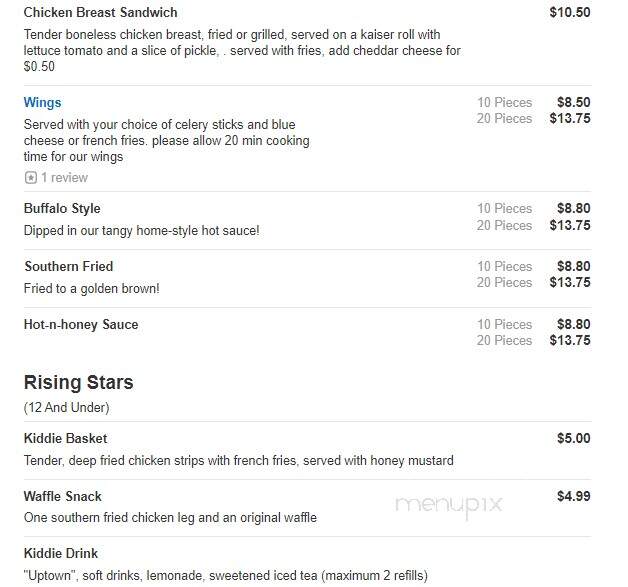 Gladys Knight Chicken & Waffle - Upper Marlboro, MD menu_pic