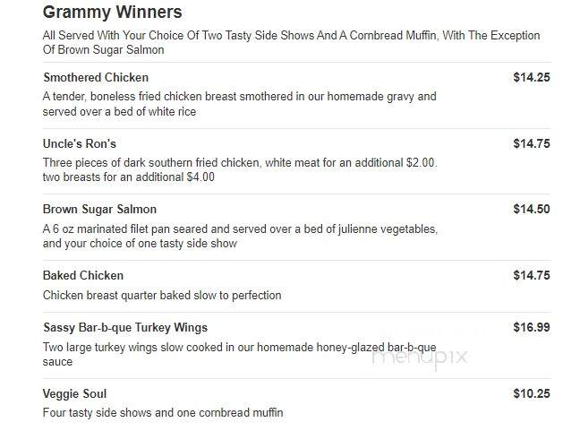 Gladys Knight Chicken & Waffle - Upper Marlboro, MD menu_pic