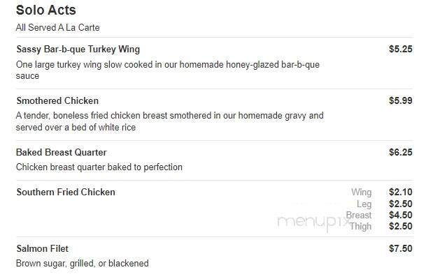 Gladys Knight Chicken & Waffle - Upper Marlboro, MD menu_pic