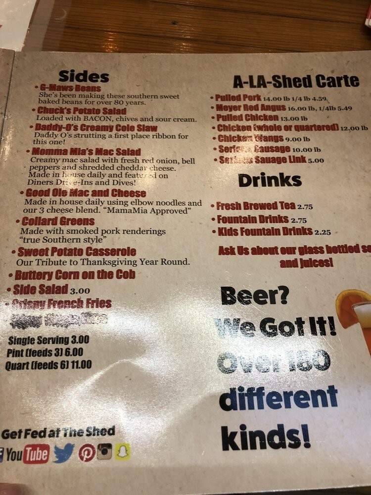 Shed Barbeque - Ocean Springs, MS