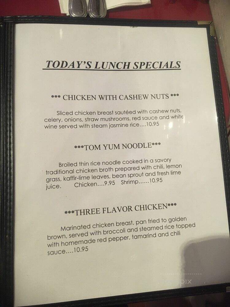 Bangkok Garden Thai Restaurant - Hackensack, NJ menu_pic