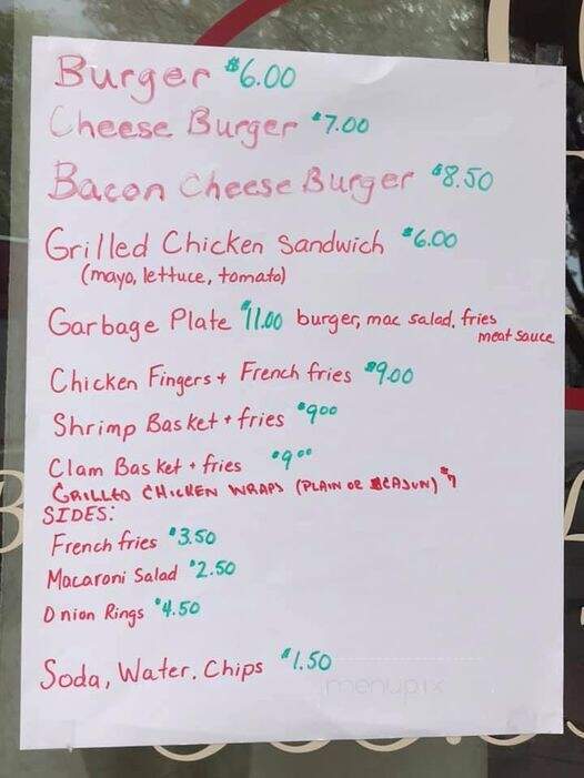 Cozy Kitchen - Caledonia, NY menu_pic