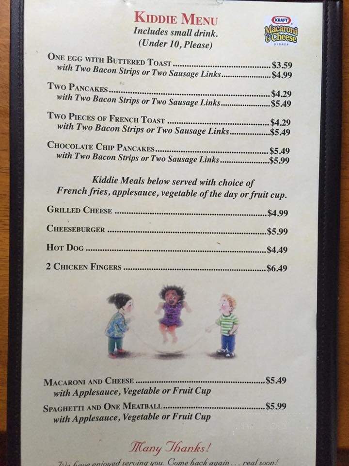 Miss Batavia Family Restaurant - Batavia, NY menu_pic