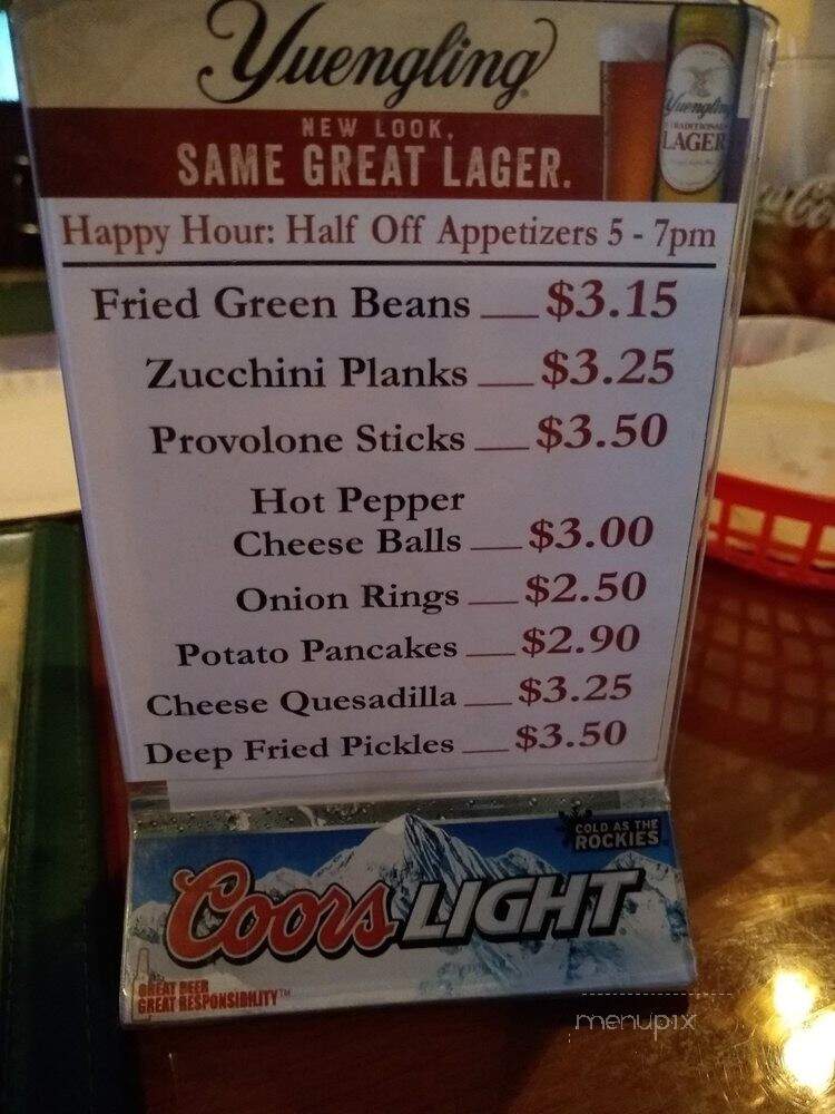 Fireside Inn - Pittsburgh, PA menu_pic