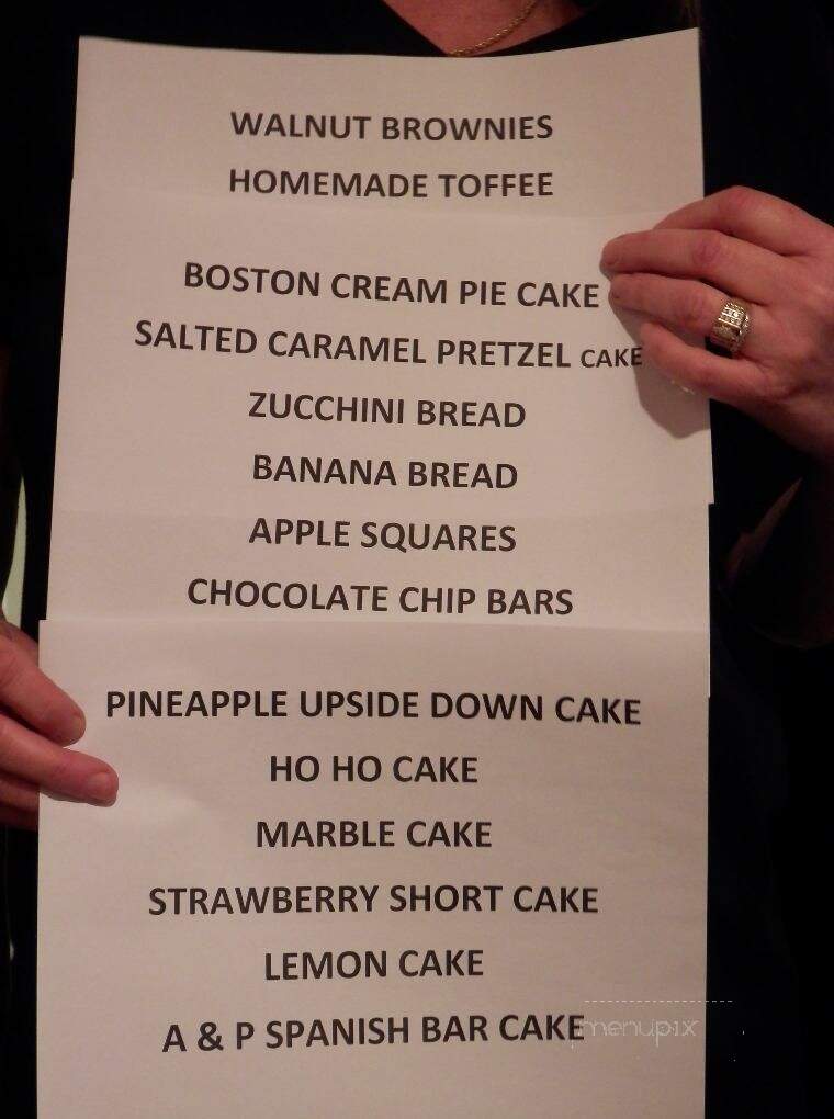 P J's Deli - Bridgeville, PA menu_pic