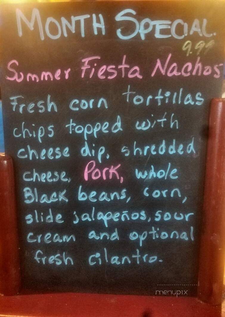 Pancho's Mexican Buffet - Maryville, TN menu_pic