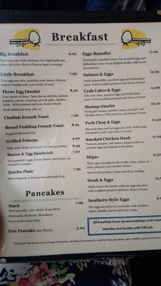 Sunflower Bakery - Galveston, TX menu_pic