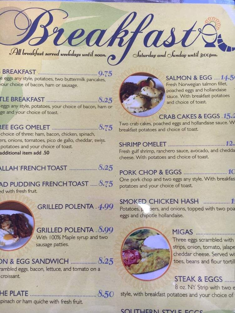 Sunflower Bakery - Galveston, TX menu_pic