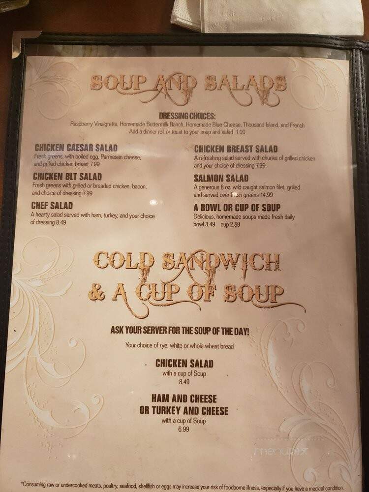 Badger Crossing Pub & Eatery - Cashton, WI menu_pic