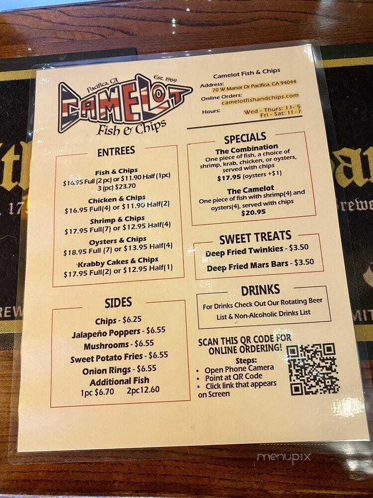 Camelot Fish & Chips - Pacifica, CA