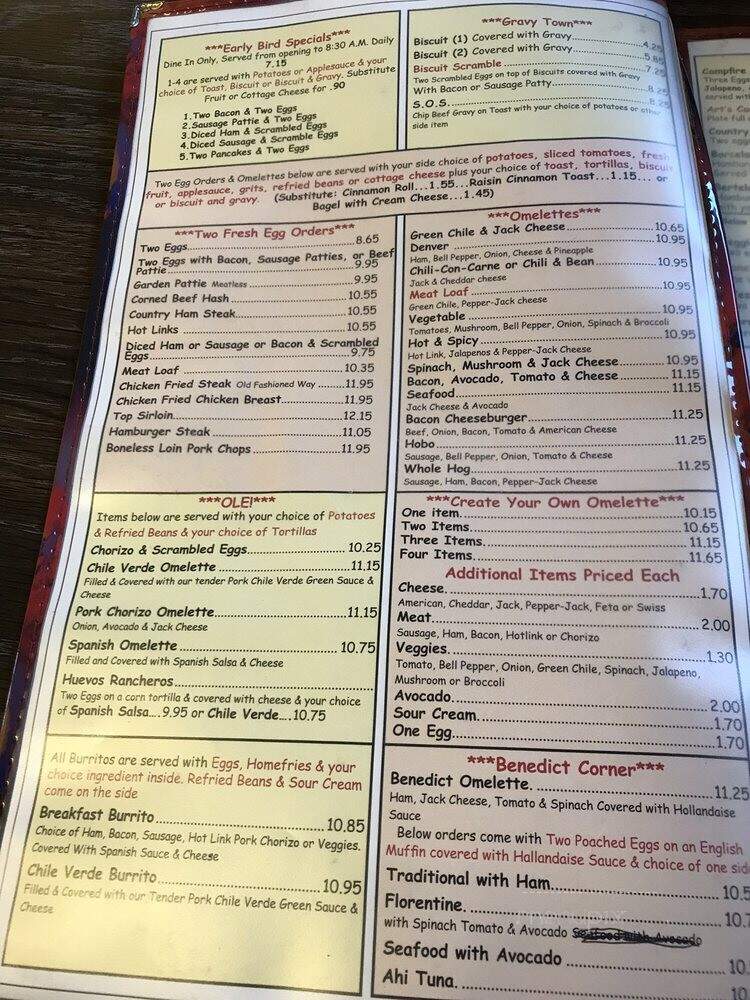Art's Corner Cafe - Ventura, CA menu_pic