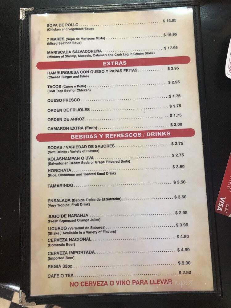 Metapan Restaurant - Van Nuys, CA menu_pic