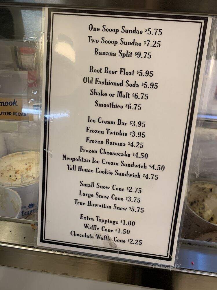 North Pole Fudge Co - Big Bear Lake, CA menu_pic