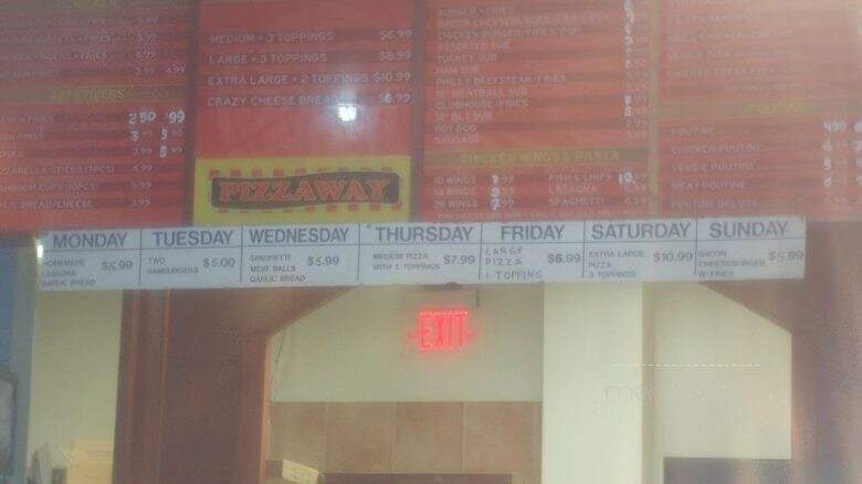 Pizzaway - Windsor, ON menu_pic