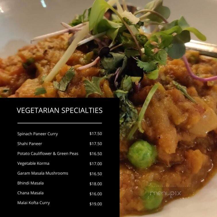 Delhi 6 Indian Bistro - Vancouver, BC menu_pic