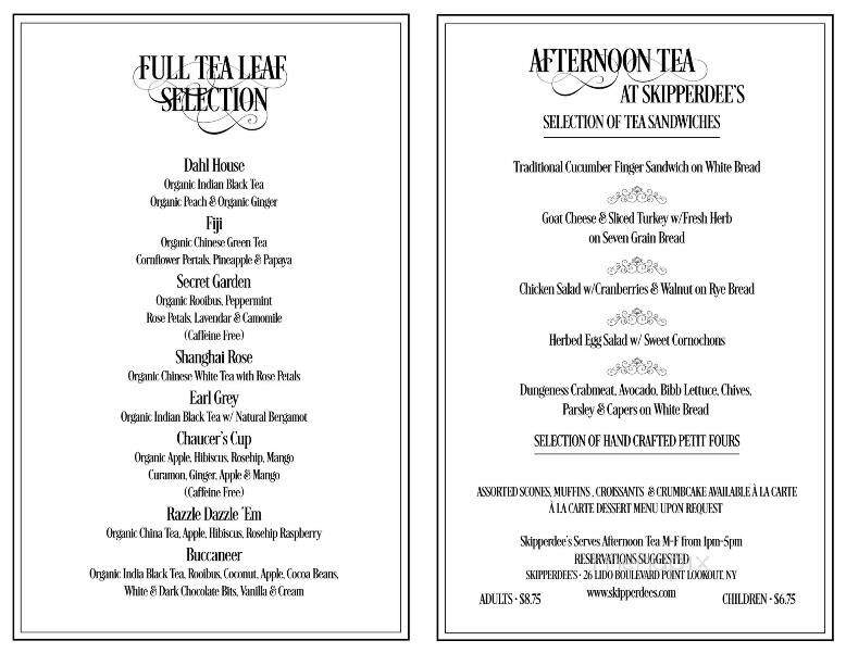Skipperdee's Sweet Parlor - Point Lookout, NY menu_pic