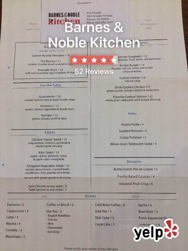 Barnes & Noble Kitchen - Folsom, CA