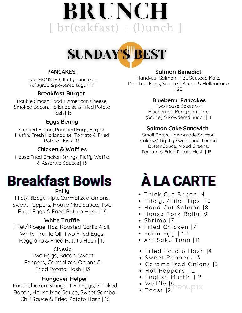 Cody's - Bridgeport, WV menu_pic